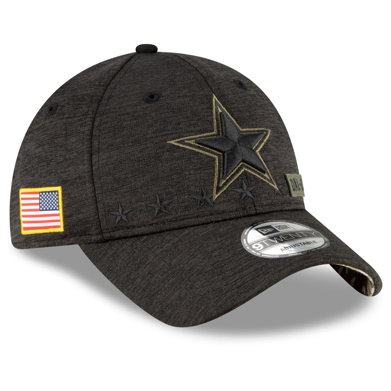 Men's Heather Black Dallas Cowboys 2020 