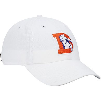 Men's '47 White Denver Broncos Clean Up Legacy Adjustable Hat