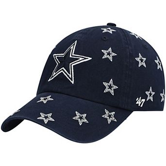 Women's '47 Navy Dallas Cowboys Confetti Clean Up Adjustable Hat