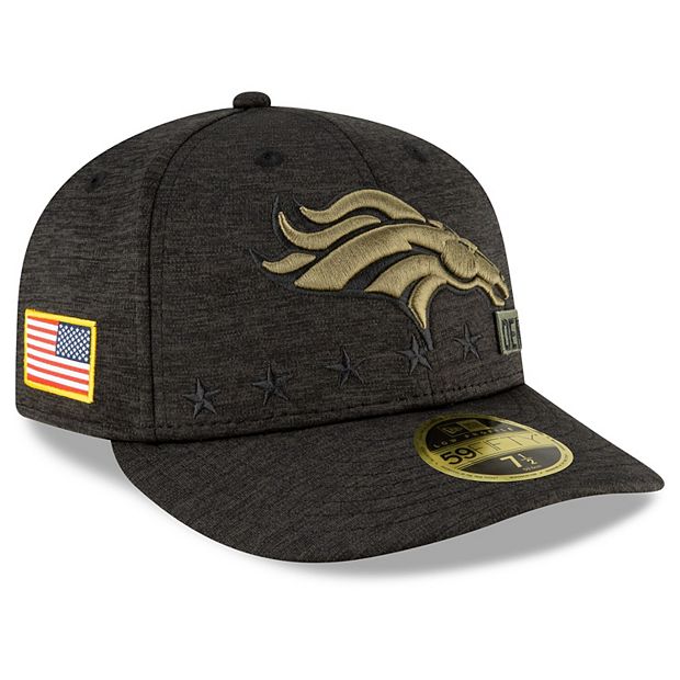 Men's New Era Black Denver Broncos Color Dim 59FIFTY Fitted Hat