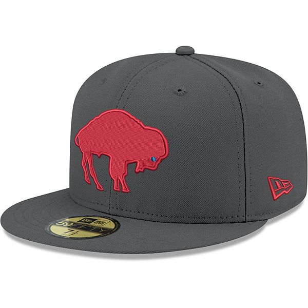 Men's New Era Graphite Buffalo Bills Storm 59FIFTY Fitted Hat