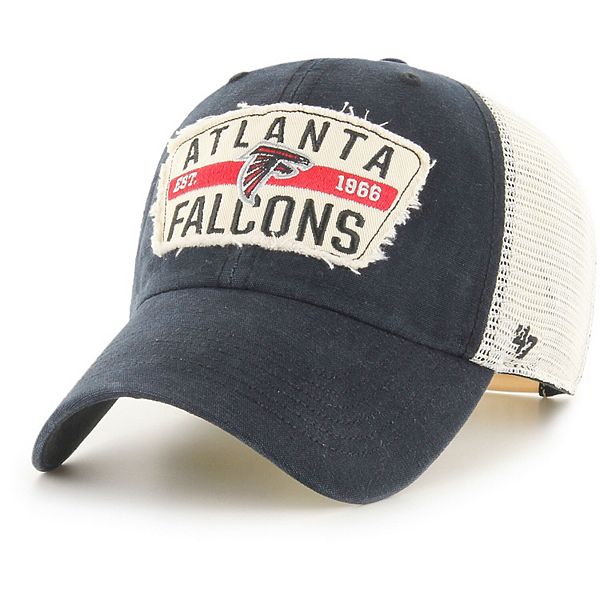 Atlanta Falcons '47 Trucker Snapback Hat - Black/White