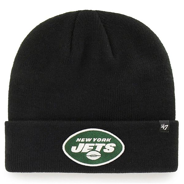 Toddler '47 Green/Black New York Jets Bam Bam Cuffed Knit Hat with Pom and  Mittens Set