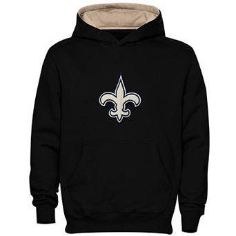 New Orleans Saints Preschool Fan Gear Primary Logo Pullover Hoodie - Black