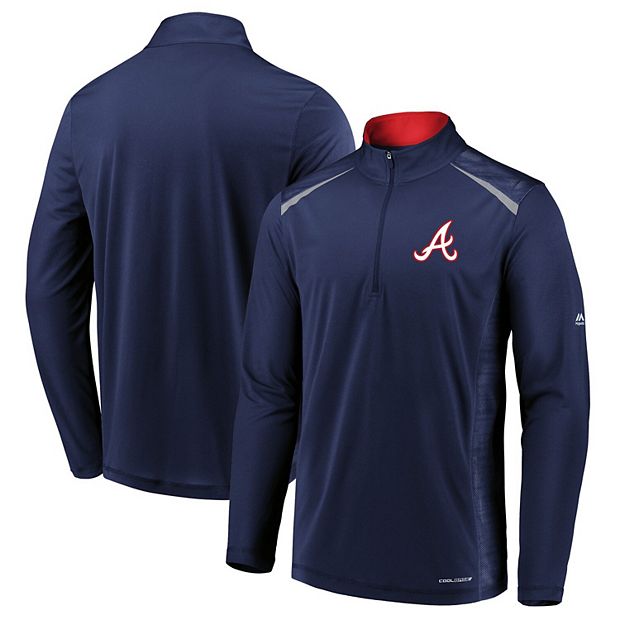 Atlanta Braves Majestic Official Cool Base Jersey - Navy