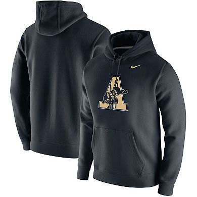 Men's Nike Black Army Black Knights Vintage School Logo Pullover Hoodie