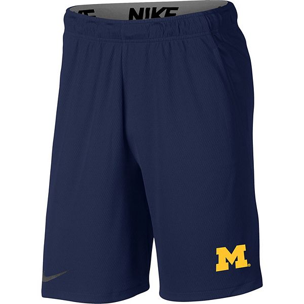 Men's Nike Navy Michigan Wolverines Hype Performance Shorts
