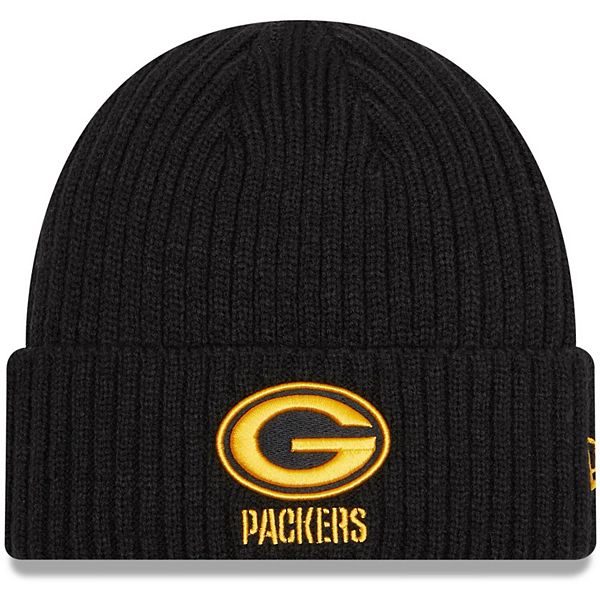 Green Bay Packers New Era Core Classic Cuffed Knit Hat - Gray