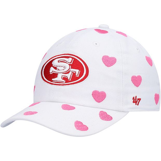 Toddler Girls '47 White San Francisco 49ers Surprise Clean Up Adjustable Hat