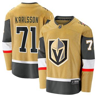 Men's Fanatics Branded William Karlsson Gold Vegas Golden Knights 2020/21 Home Premier Breakaway Player Jersey