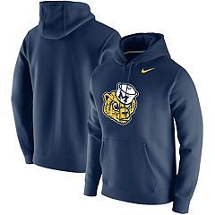 Men's Jordan Brand Navy Michigan Wolverines Player Half-Zip Jacket