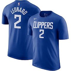 Nike, Shirts, La Clippers 2 Leonard Stitched Jersey Nike Blue White Jersey  Nba