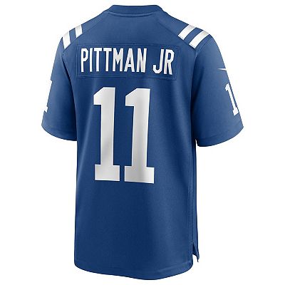 Men s Nike Michael Pittman Jr. Royal Indianapolis Colts Player Game Jersey