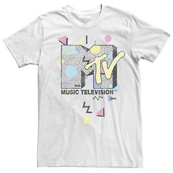Men's MTV 90's Colorful Art Style Logo Tee