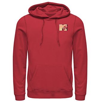Men's MTV Music Television Gradient Left Chest Logo Hoodie
