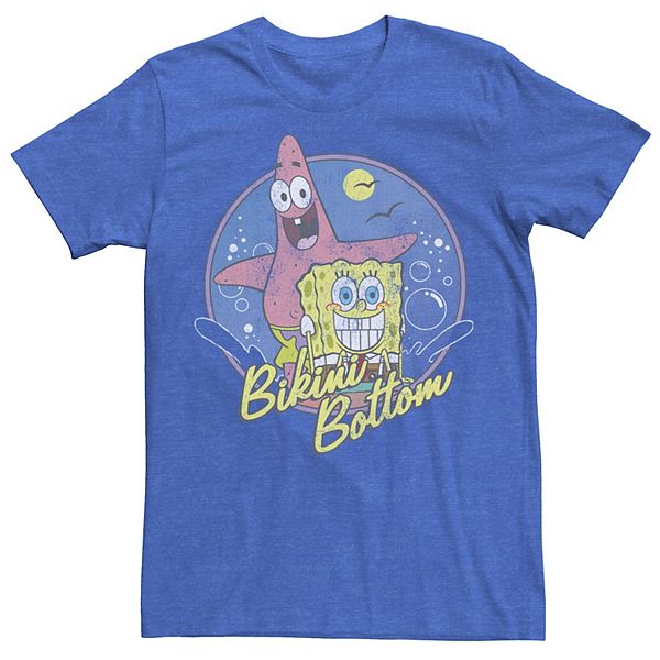 Men's SpongeBob SquarePants And Patrick Bikini Bottom Portrait Tee