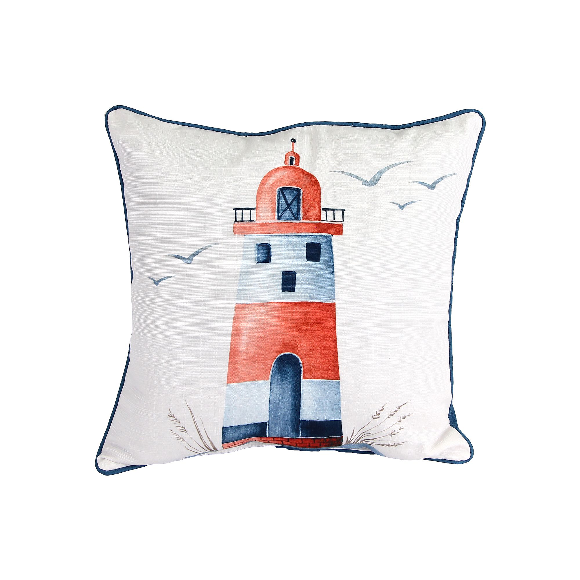 Jordan Manufacturing Transitional Toss Pillow, Lighthouse