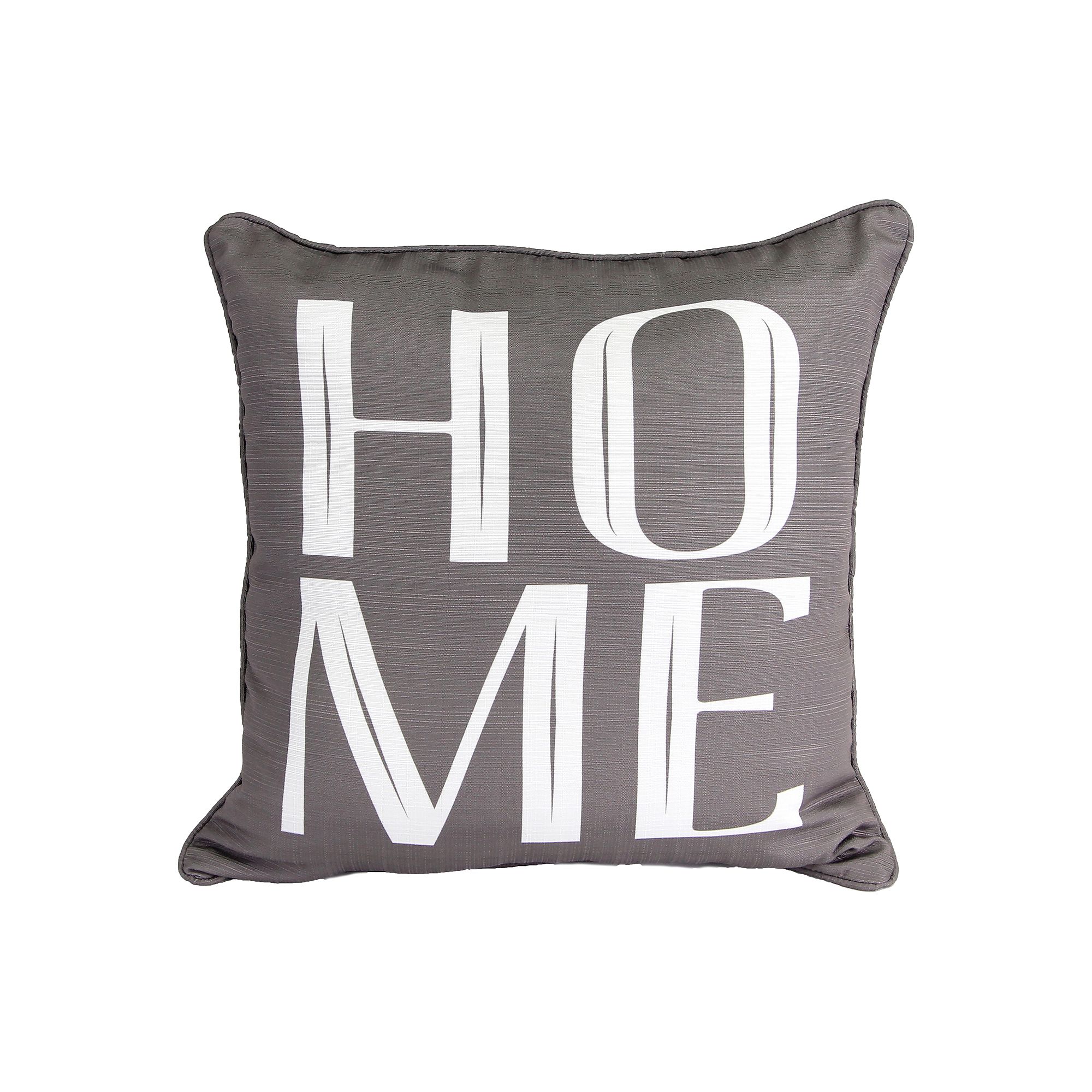Jordan Manufacturing Transitional Toss Pillow, Gray