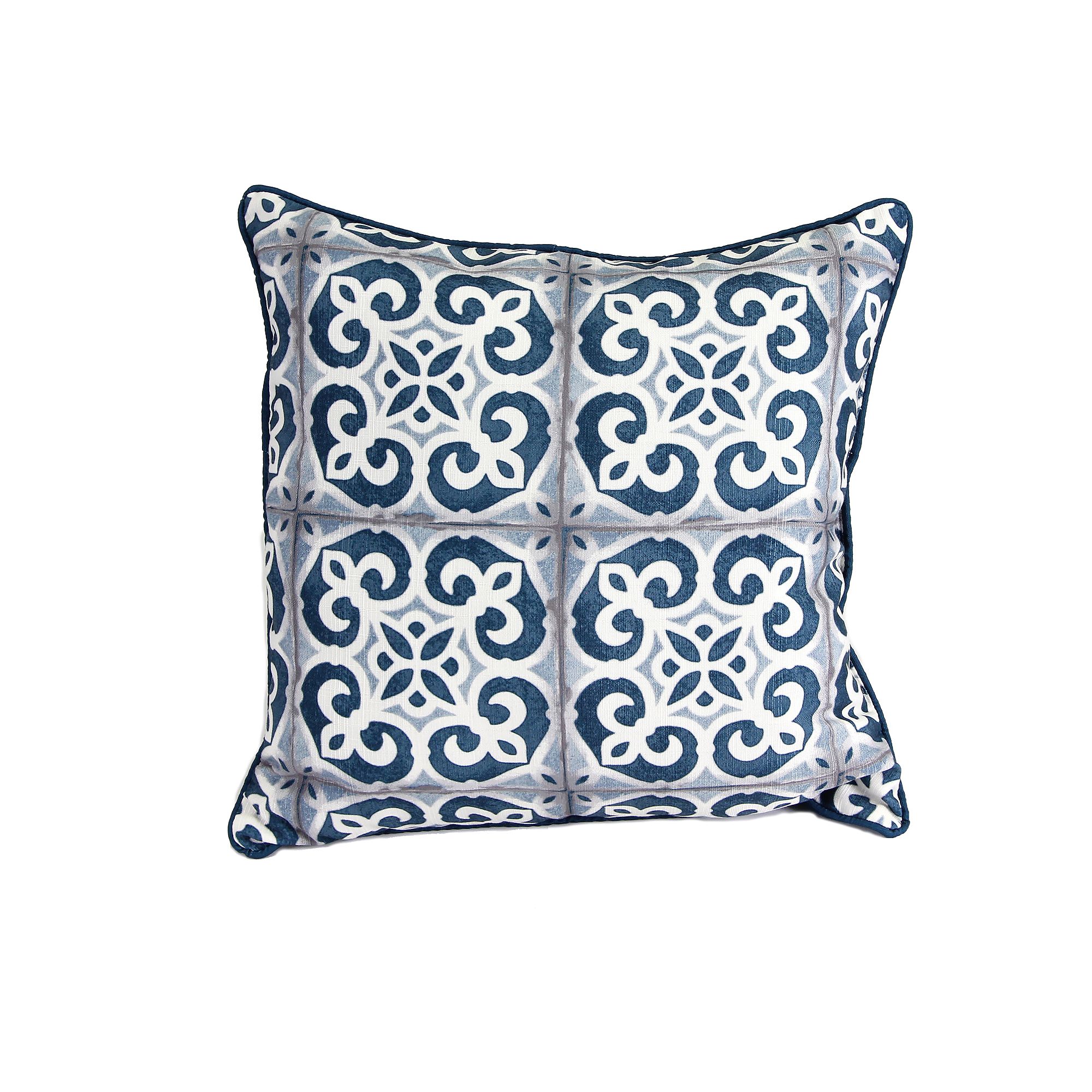 Jordan Manufacturing Transitional Toss Pillow, Blue