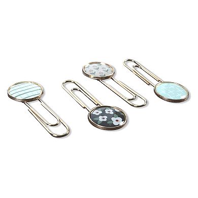 New View Gifts & Accessories Floral Paper Clip 4-piece Set