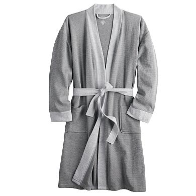 Men's Croft & Barrow® Waffle-Weave Kimono Robe