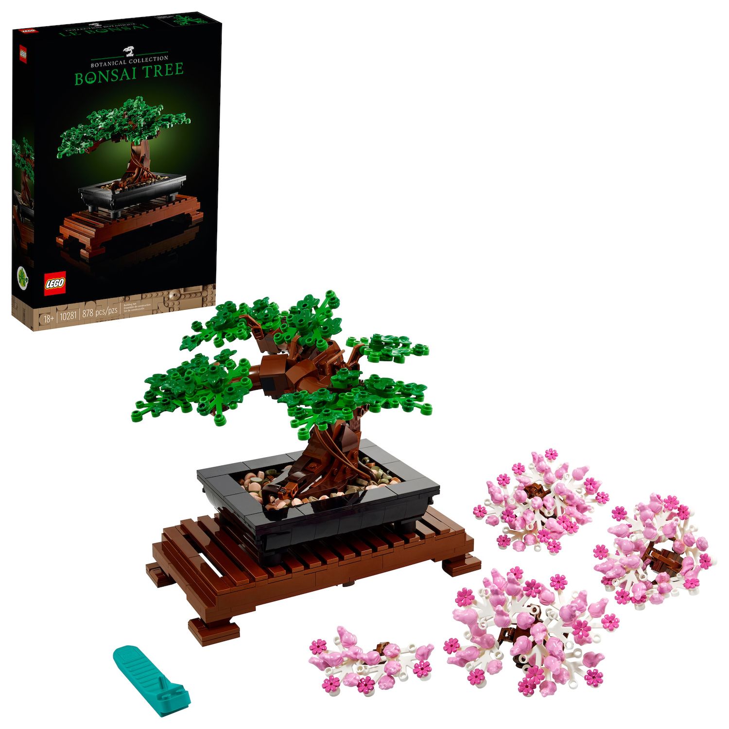 Детские конструкторы LEGO Bonsai Tree 10281 Building Kit (878 Pieces)