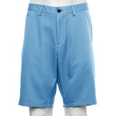 Purple Flat Front Shorts for Men