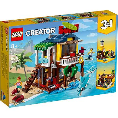 LEGO Creator 3-in-1 Surfer Beach House Building Kit 31108