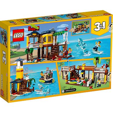 LEGO Creator 3-in-1 Surfer Beach House Building Kit 31108