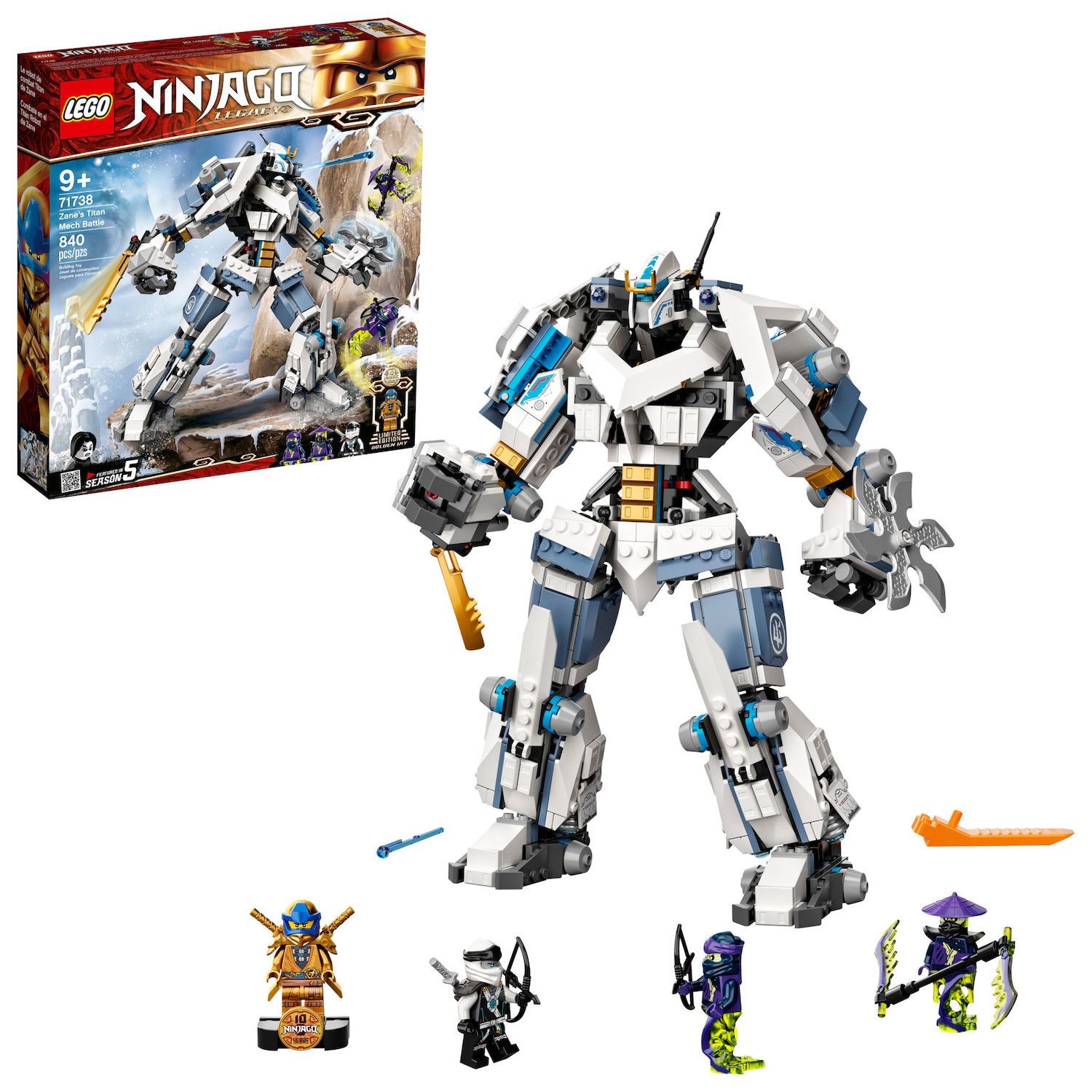 lego ninjago lloyd's titan mech 70676