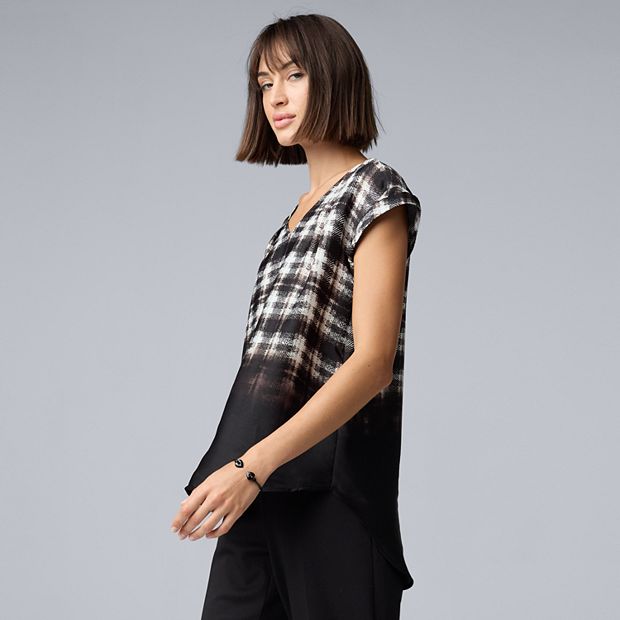 Simply Vera VERAWANG トップス Women's Simply Vera Vera Wang V-Neck Top