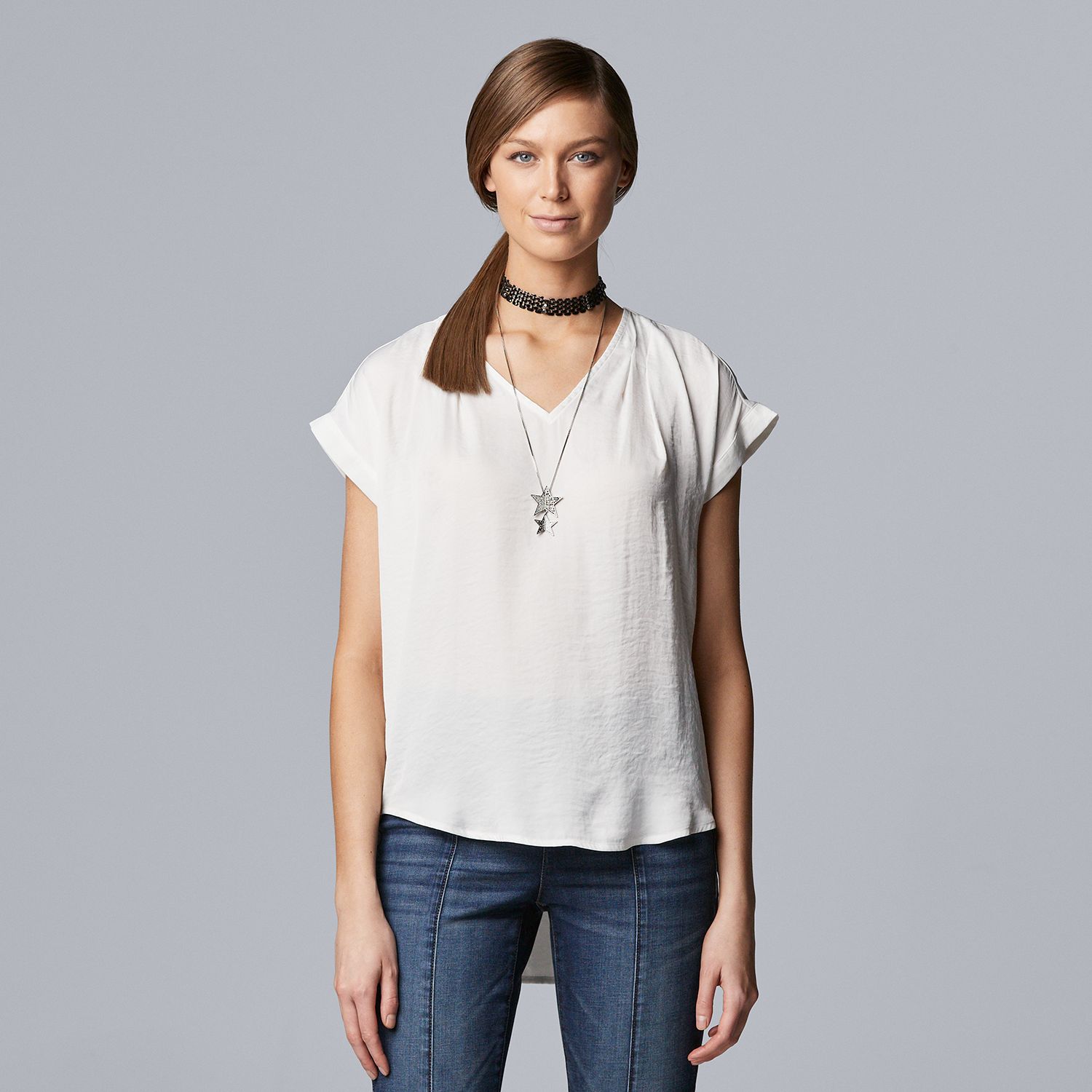 kohls vera wang womens tops