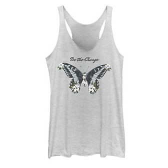 Juniors' Fifth Sun Butterfly Change Text Tank Top
