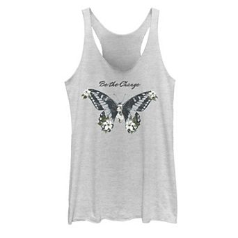Juniors' Fifth Sun Butterfly Change Text Tank Top