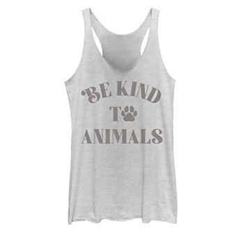 Juniors' Fifth Sun Be Kind To Animals Text Tank Top