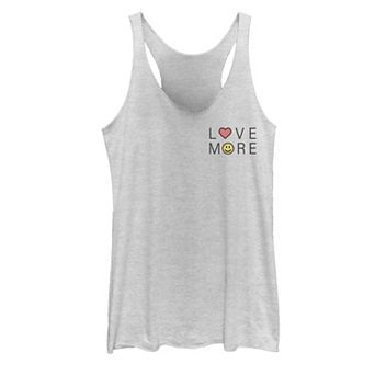 Juniors' Fifth Sun Love More Smile Pocket Hit Tank Top