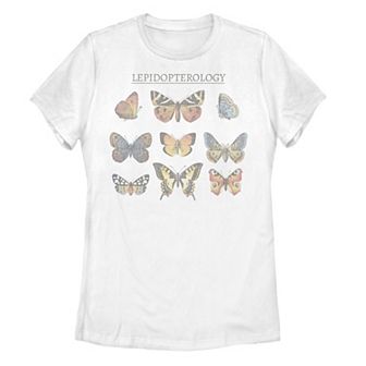 Juniors' Fifth Sun Lepidopterology Poster Tee