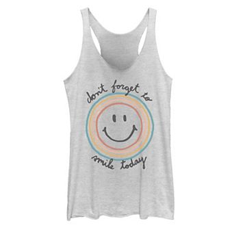 Juniors' Fifth Sun Smile Today Text Tank Top