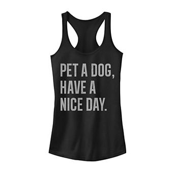 Juniors' Fifth Sun Pet A Dog Text Tank Top