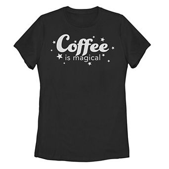 Juniors' Fifth Sun Coffee Is Magical Text Tee