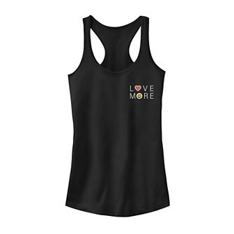 Juniors' Fifth Sun Love More Smile Pocket Hit Tank Top