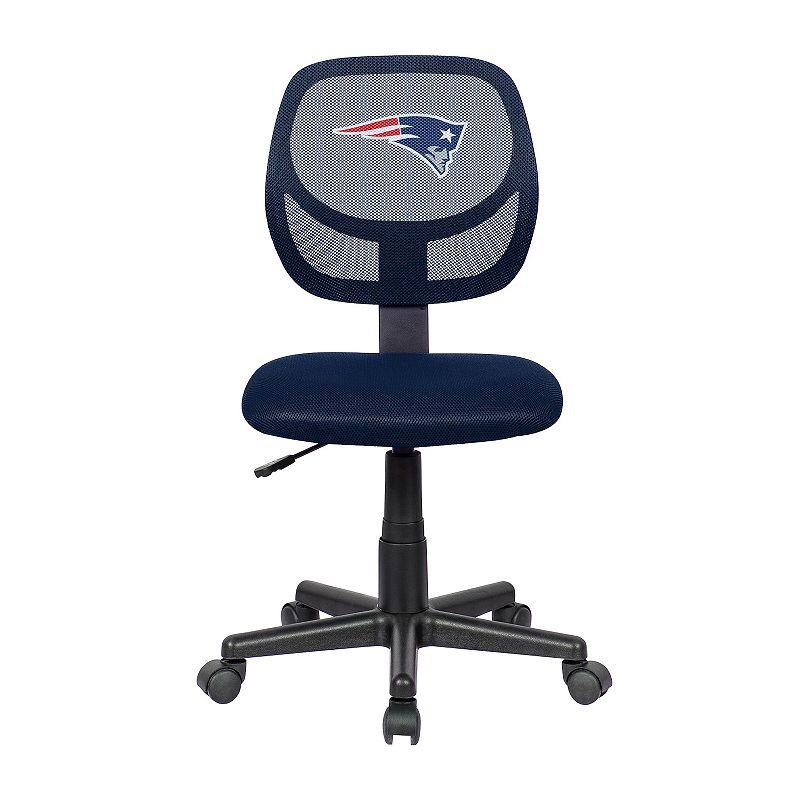 New England Patriots Mesh Office Chair, Grey