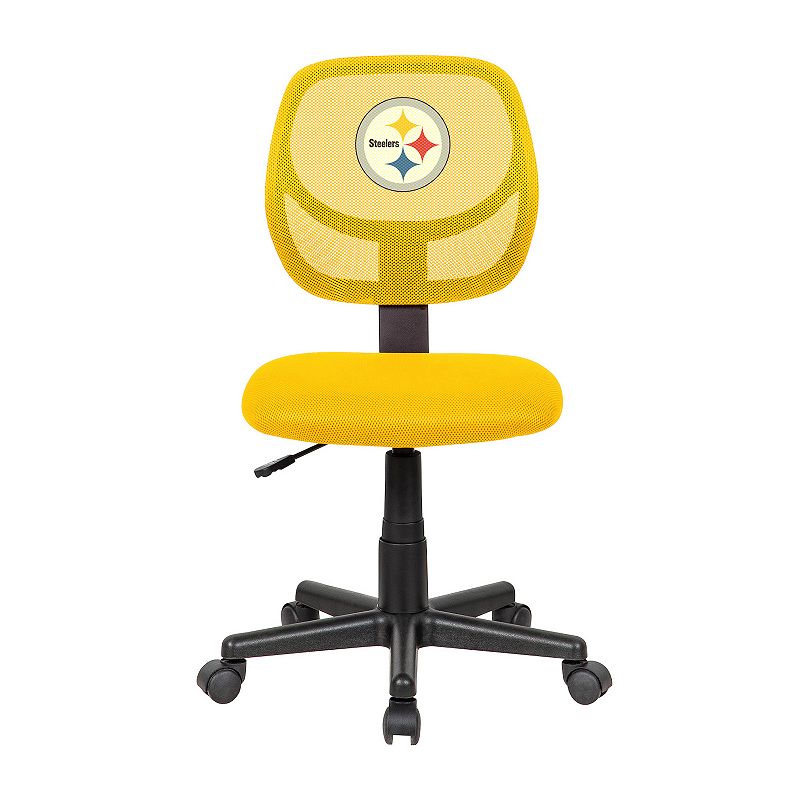 Pittsburgh Steelers Mesh Office Chair, Yellow