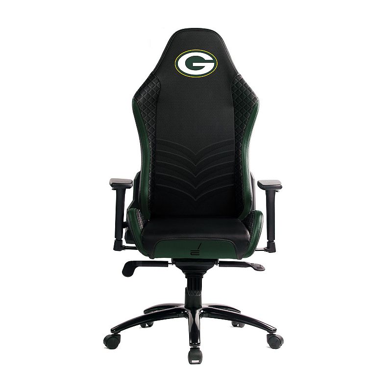 Green Bay Packers Pro Series Gaming Chair, Black