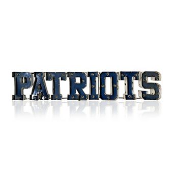 New England Patriots Light-Up Metal Sign