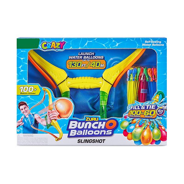 NEW Bunch O Balloons Zuru Slingshot Water Balloons with 3 Stems 