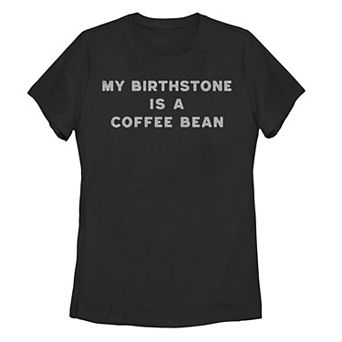 Juniors' Coffee Bean Graphic Tee