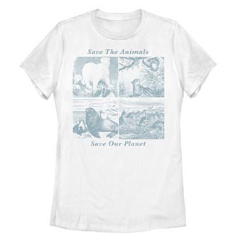 Juniors' Save Everything Earth Graphic Tee