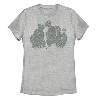Juniors' Cactus Graphic Tee