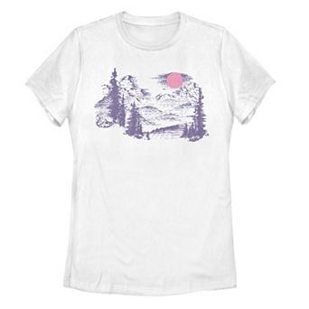 Juniors' Mountains Outdoor Graphic Tee